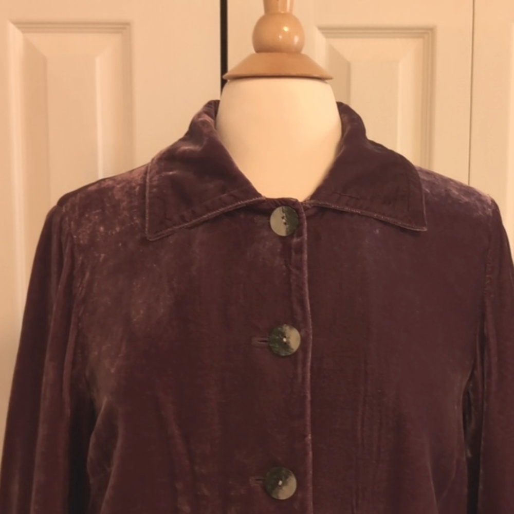 J Jill Velvet Jacket - Picture 3 of 6